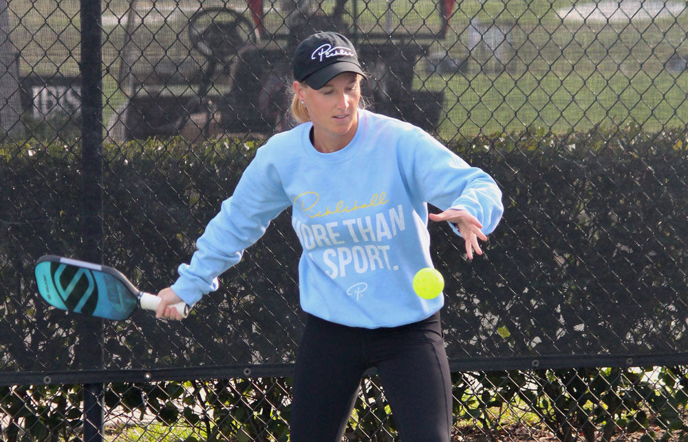 where to stand when serving in pickleball