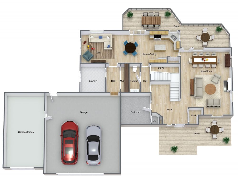 3 car garage plans with loft